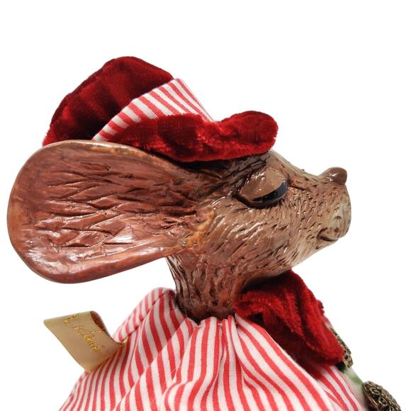 Wayne Kleski Katherines Collection Mouse Jar Glass Topper Country Rare Find - Picture 2 of 16